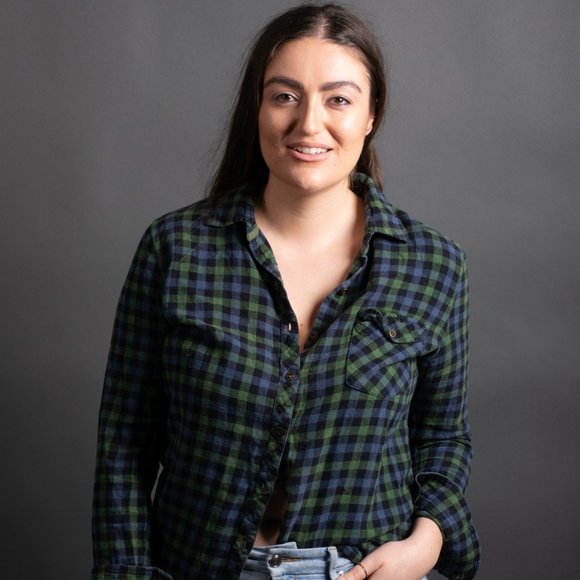 Blue Green Flannel by Check & Stripe - Picture 2 of 8